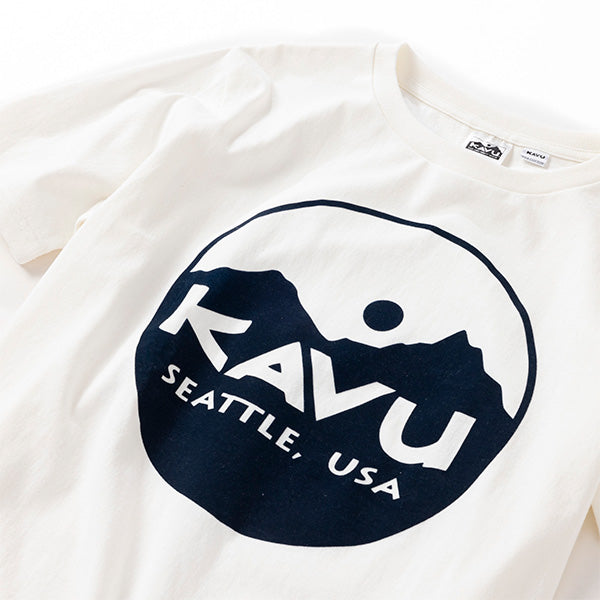 カブー メンズ サークルロゴ Tシャツ