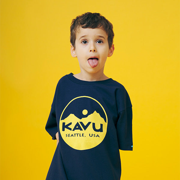 カブー キッズ サークルロゴ Tシャツ