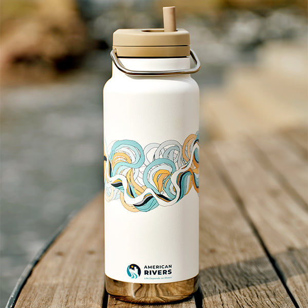 クリーンカンティーン TKワイド ツイストキャップ ウィズストローアメリカンリバー 32oz （946ml）