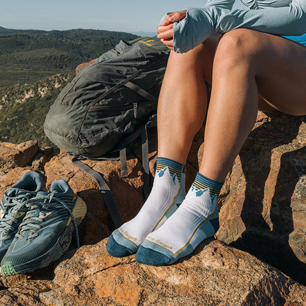 ダーンタフ ウィメンズ 1958 ハイカー1/4ソック ミッドウェイトクッション