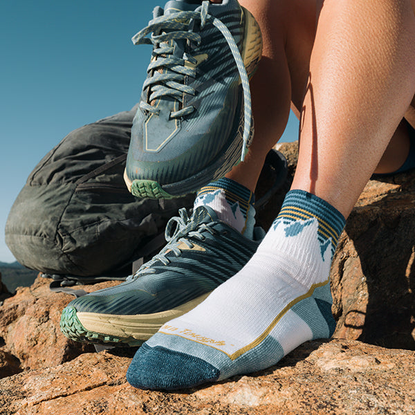 ダーンタフ ウィメンズ 1958 ハイカー1/4ソック ミッドウェイトクッション