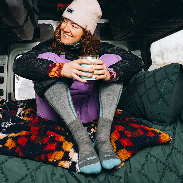 ダーンタフ ウィメンズ 8057 エッジ オーバーザカフ ミッドウェイト クッション ウィズパデットクッション