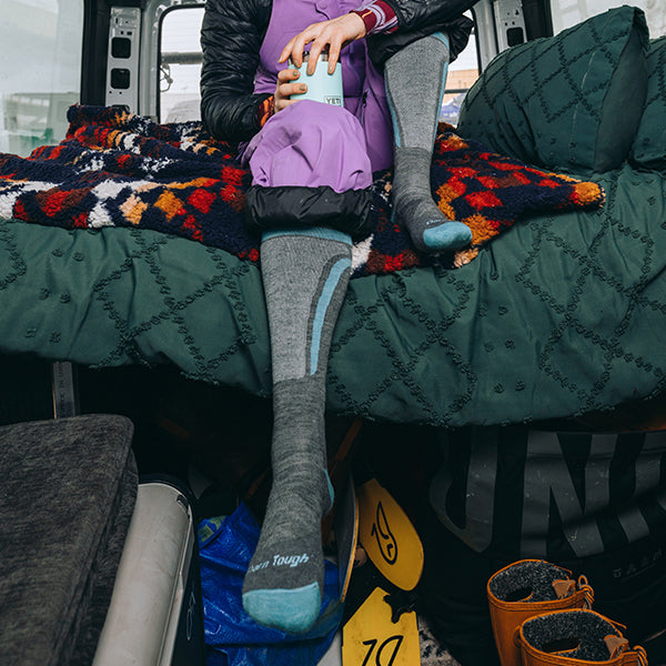 ダーンタフ ウィメンズ 8057 エッジ オーバーザカフ ミッドウェイト クッション ウィズパデットクッション