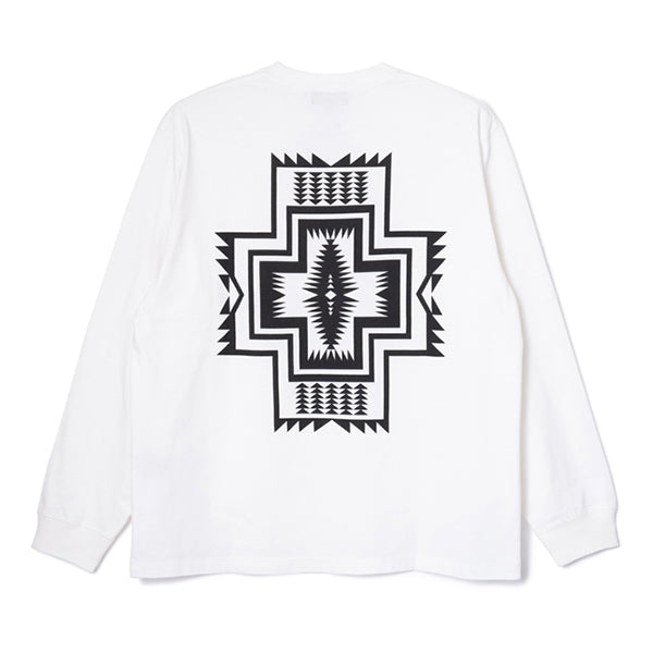 ペンドルトン メンズ バックプリント ロングスリーブ Tシャツ