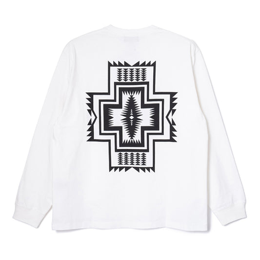 ペンドルトン メンズ バックプリント ロングスリーブ Tシャツ