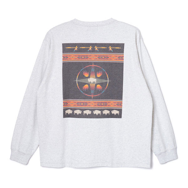 ペンドルトン メンズ バックプリント ロングスリーブ Tシャツ