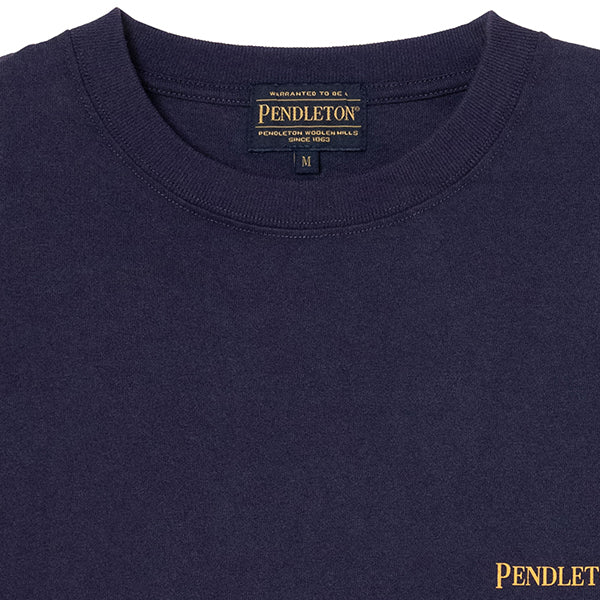 ペンドルトン メンズ バックプリント ロングスリーブ Tシャツ