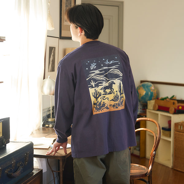ペンドルトン メンズ バックプリント ロングスリーブ Tシャツ