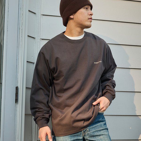 ペンドルトン メンズ バックプリント ロングスリーブ Tシャツ