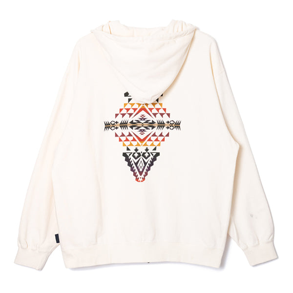 ペンドルトン メンズ ロングスリーブ バックプリント ジップアップフーディーの画像