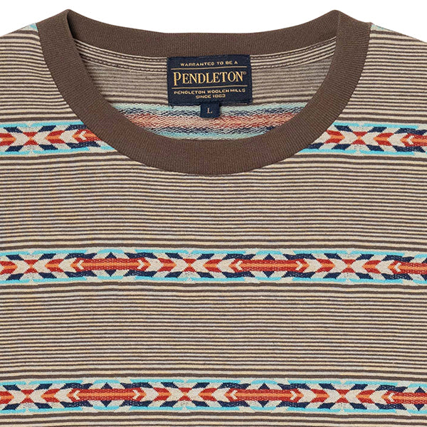ペンドルトン メンズ ロングスリーブ ジャガード Tシャツ