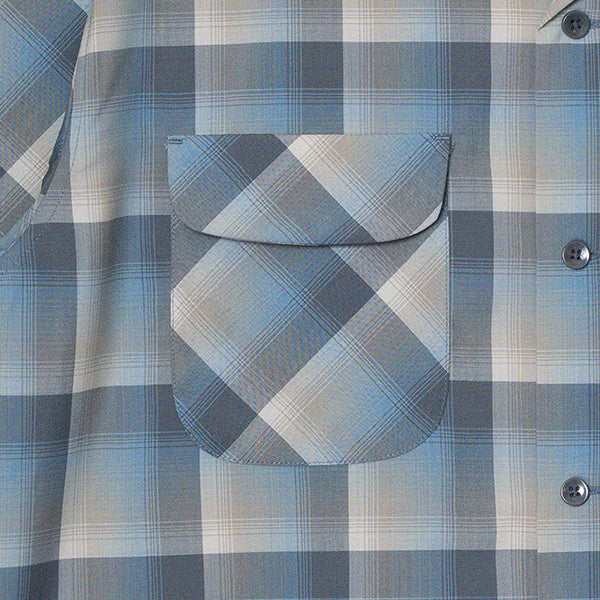 ペンドルトン ショートスリーブ オープンカラーオフスケールウールシャツ