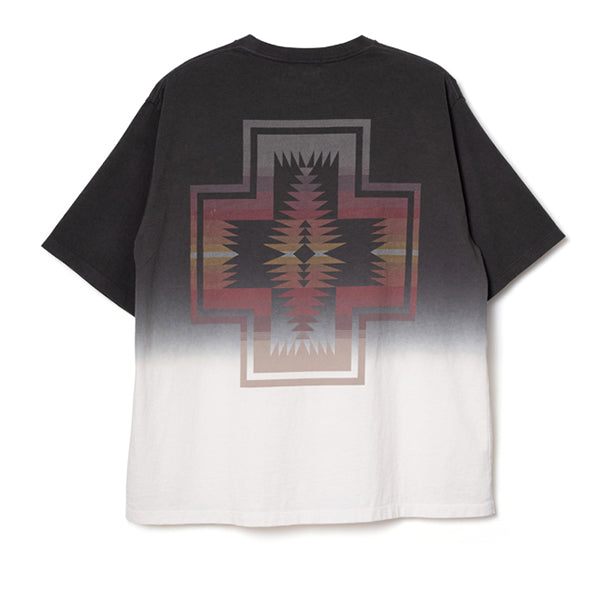 ペンドルトン メンズ ショートスリーブ ジャージーグラデーションダイ MW バックプリントTシャツ