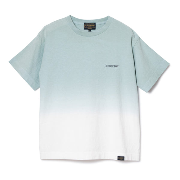 ペンドルトン ウィメンズ ショートスリーブ ジャージーグラデーションダイ MW バックプリントTシャツ
