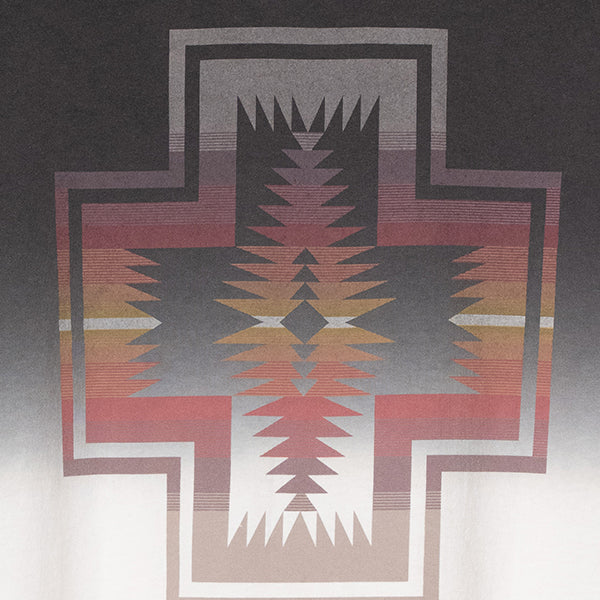 ペンドルトン ウィメンズ ショートスリーブ ジャージーグラデーションダイ MW バックプリントTシャツ