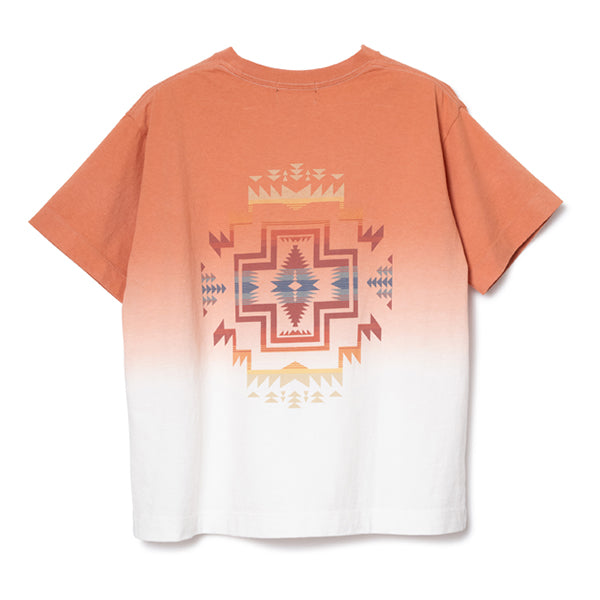 ペンドルトン ウィメンズ ショートスリーブ ジャージーグラデーションダイ MW バックプリントTシャツの画像