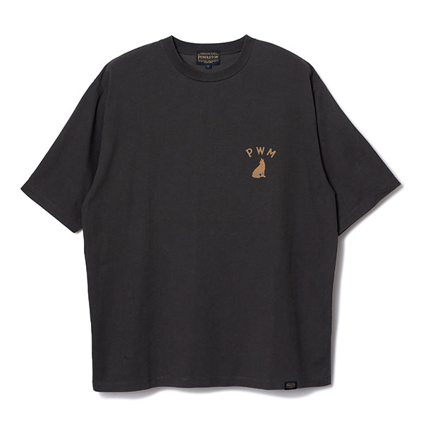 ペンドルトン メンズ ショートスリーブ ナショナルパークガーメントダイ バックプリントTシャツ チャコール