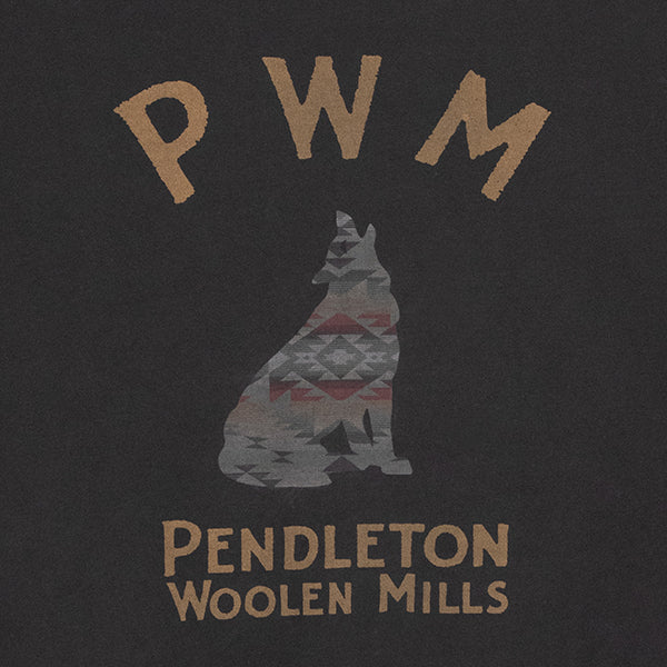ペンドルトン メンズ ショートスリーブ ナショナルパークガーメントダイ バックプリントTシャツ チャコール
