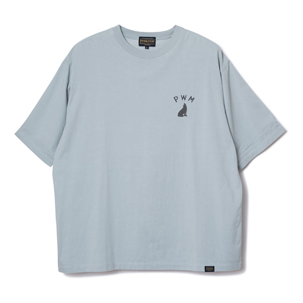 ペンドルトン メンズ ショートスリーブ ナショナルパークガーメントダイ バックプリントTシャツ スレイトブルー