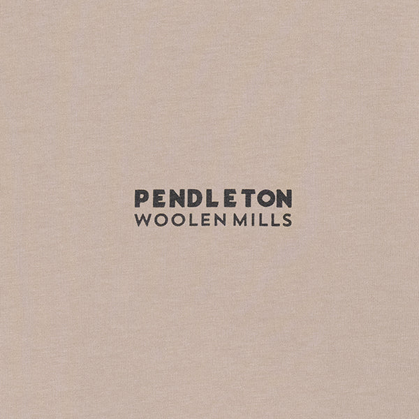 ペンドルトン メンズ ショートスリーブ ナショナルパークガーメントダイ バックプリントTシャツ グレージュ