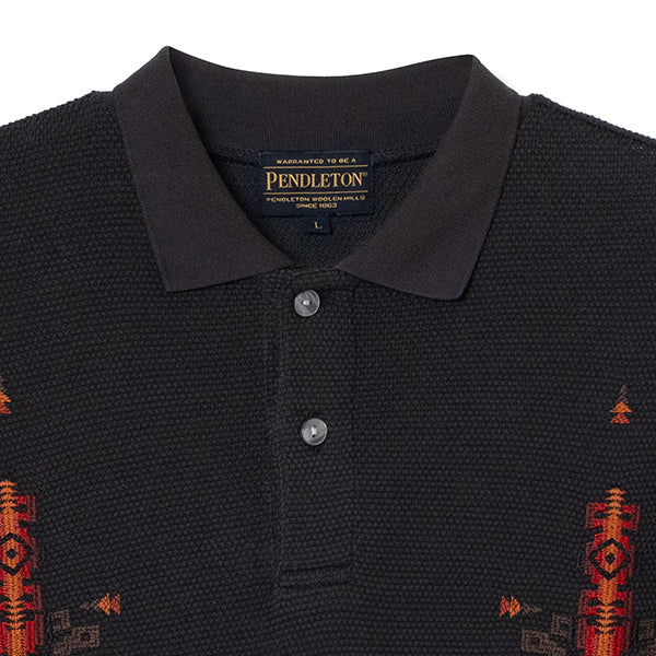 ペンドルトン メンズ ショートスリーブ ピケ エンブロイダリー ポロシャツ
