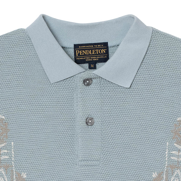 ペンドルトン メンズ ショートスリーブ ピケ エンブロイダリー ポロシャツ
