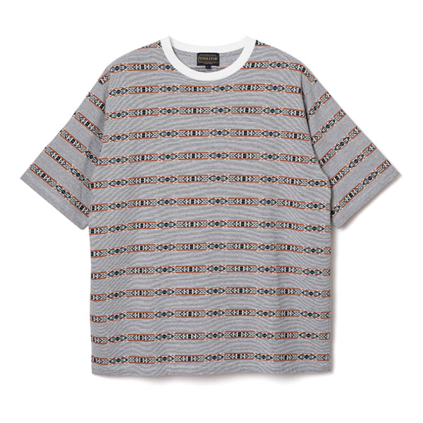 ペンドルトン メンズ ショートスリーブ ジャガード ボーダーTシャツ