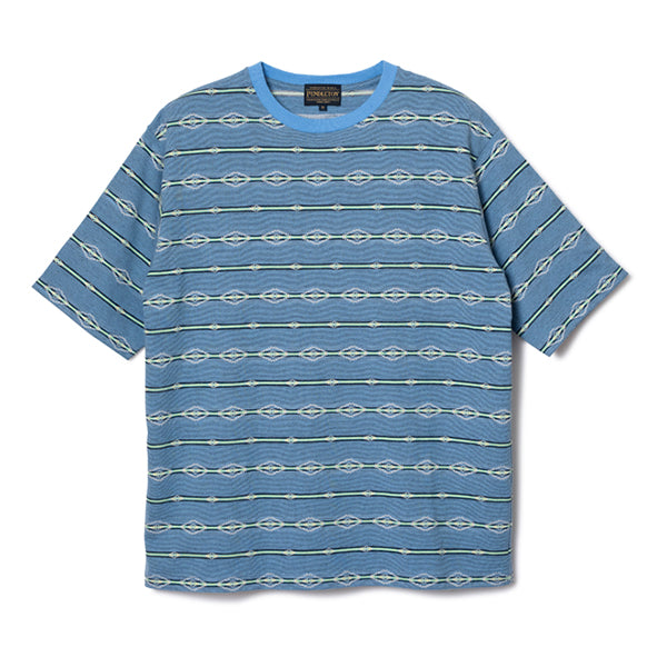 ペンドルトン メンズ ショートスリーブ ジャガード ボーダーTシャツ