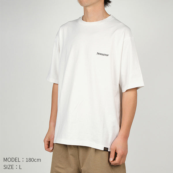ペンドルトン ショートスリーブ バックエンブロイダリー Tシャツ