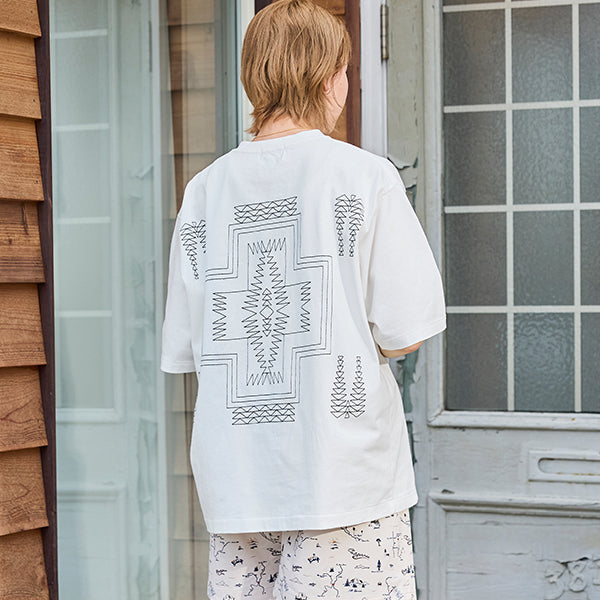ペンドルトン ショートスリーブ バックエンブロイダリー Tシャツ