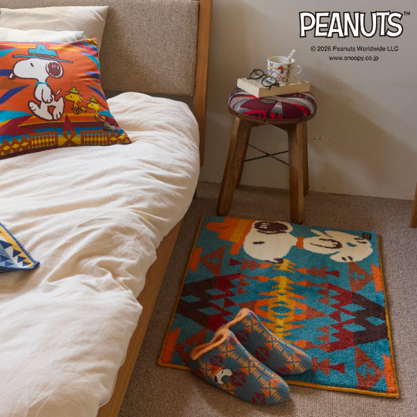 ペンドルトン PEANUTS タフティング ラグマット ダイアモンドピーク