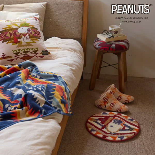 ペンドルトン PEANUTS ニットルームシューズ