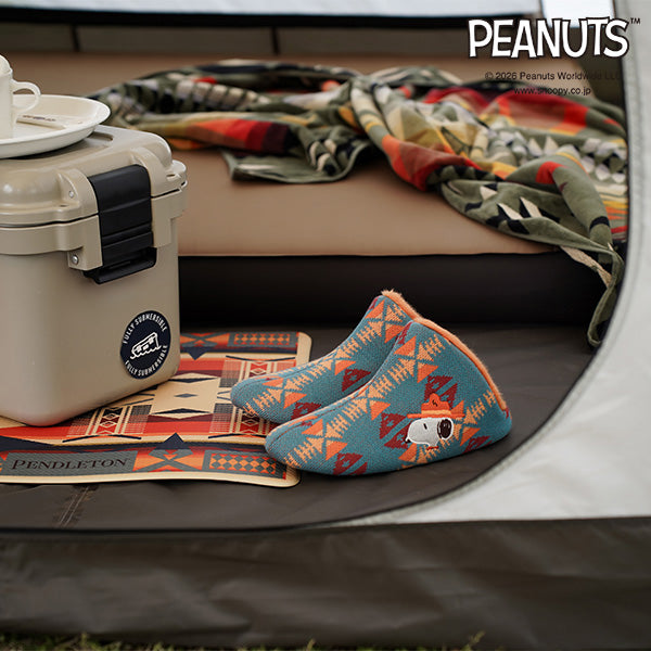 ペンドルトン PEANUTS ニットルームシューズ