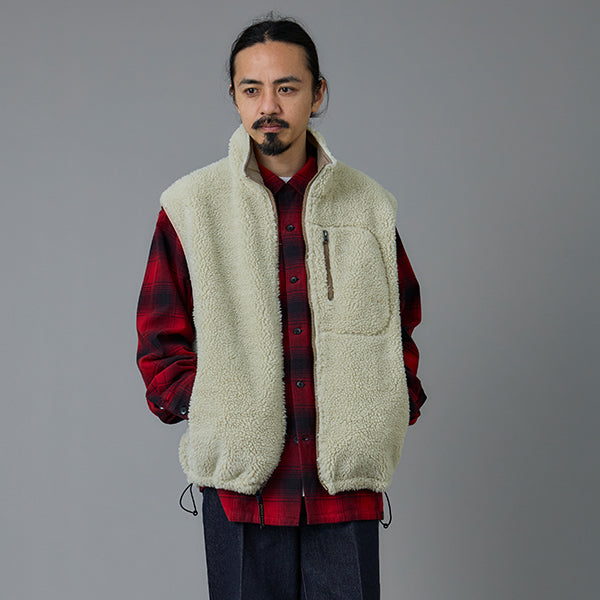 ペンドルトン メンズ ジャガードボアリバーシブルベスト