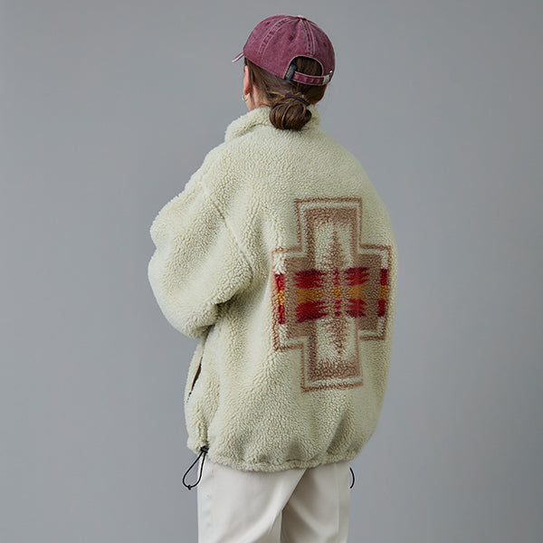 ペンドルトン メンズ ジャガードボアリバーシブルブルゾン