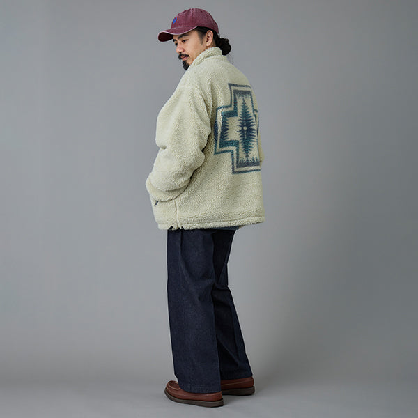 ペンドルトン メンズ ジャガードボアリバーシブルブルゾン