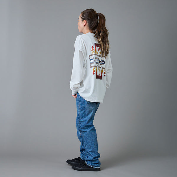 ペンドルトン メンズ バックプリント ロングスリーブ Tシャツ
