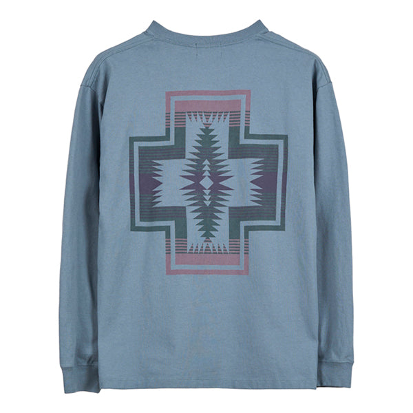 ペンドルトン メンズ バックプリント ロングスリーブ Tシャツ