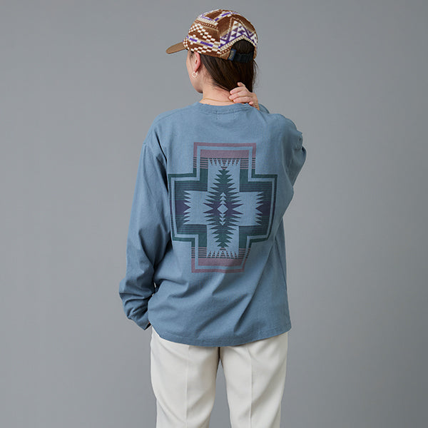ペンドルトン メンズ バックプリント ロングスリーブ Tシャツ