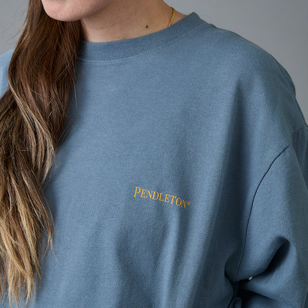 ペンドルトン メンズ バックプリント ロングスリーブ Tシャツ