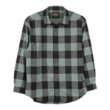 ターコイズブラックブロックチェック / S