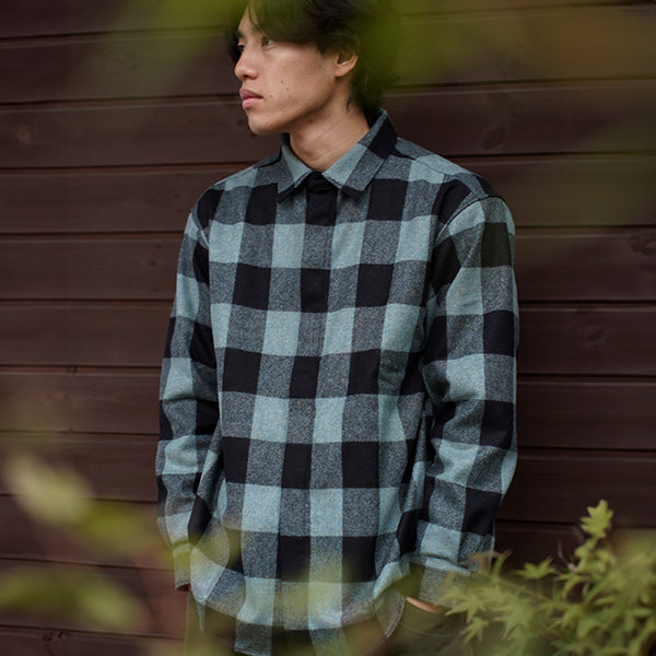 ペンドルトン メンズ  ロングスリーブ マウンテンウールシャツ