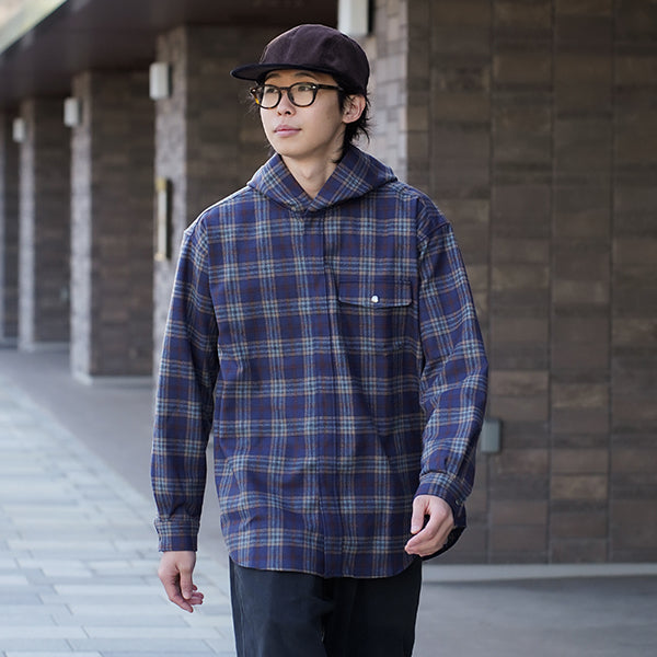 ペンドルトン メンズ  ロングスリーブ マウンテンウールシャツフーディ