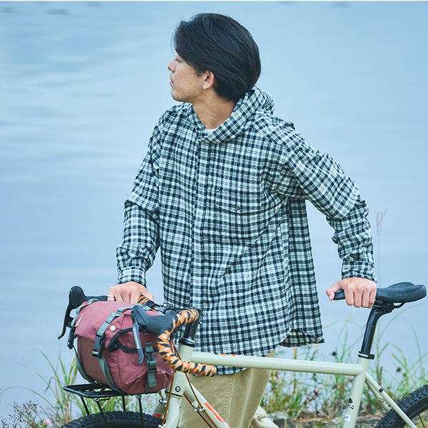 ペンドルトン メンズ  ロングスリーブ マウンテンウールシャツフーディ