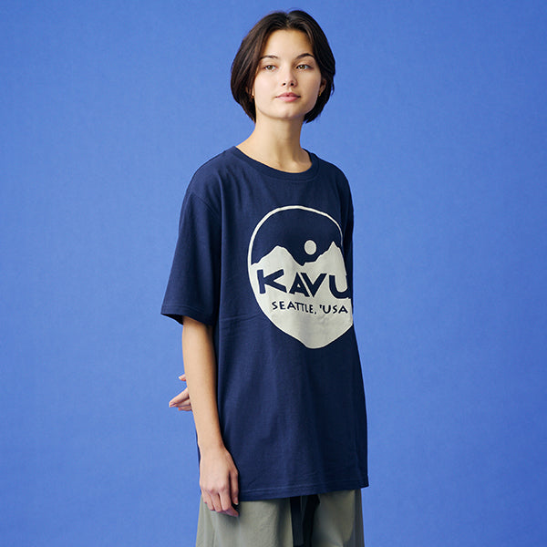 カブー メンズ サークルロゴ Tシャツ