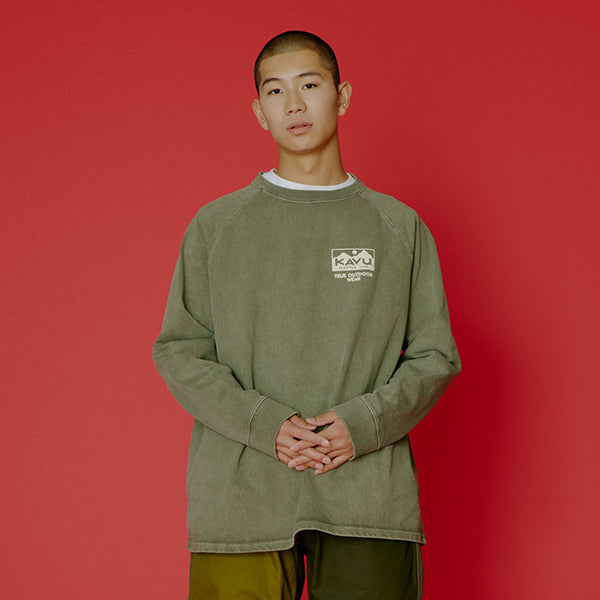 カブー メンズ ヘビーウェイト ロングスリーブTシャツ