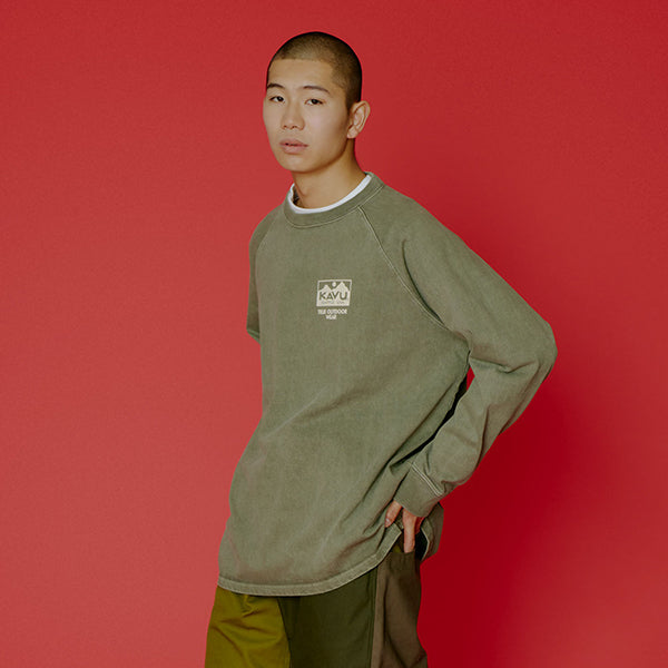 カブー メンズ ヘビーウェイト ロングスリーブTシャツ