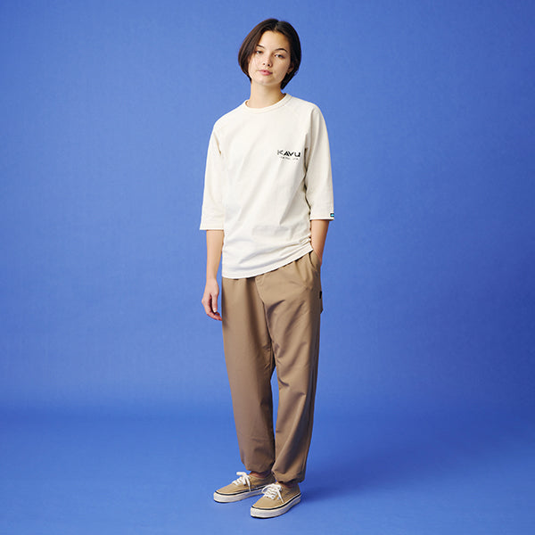 カブー メンズ マウンテンロゴ ベースボール Tシャツ