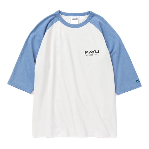 カブー メンズ マウンテンロゴ ベースボール Tシャツ
