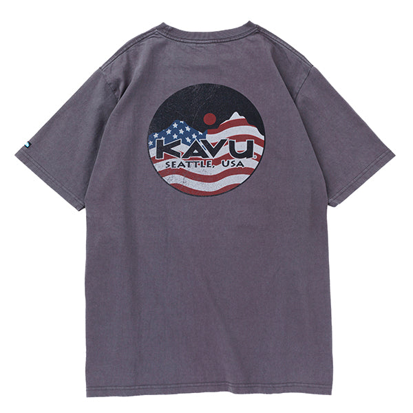 カブー メンズ USAロゴTシャツ